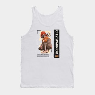 Anime Girl Warrior Tank Top